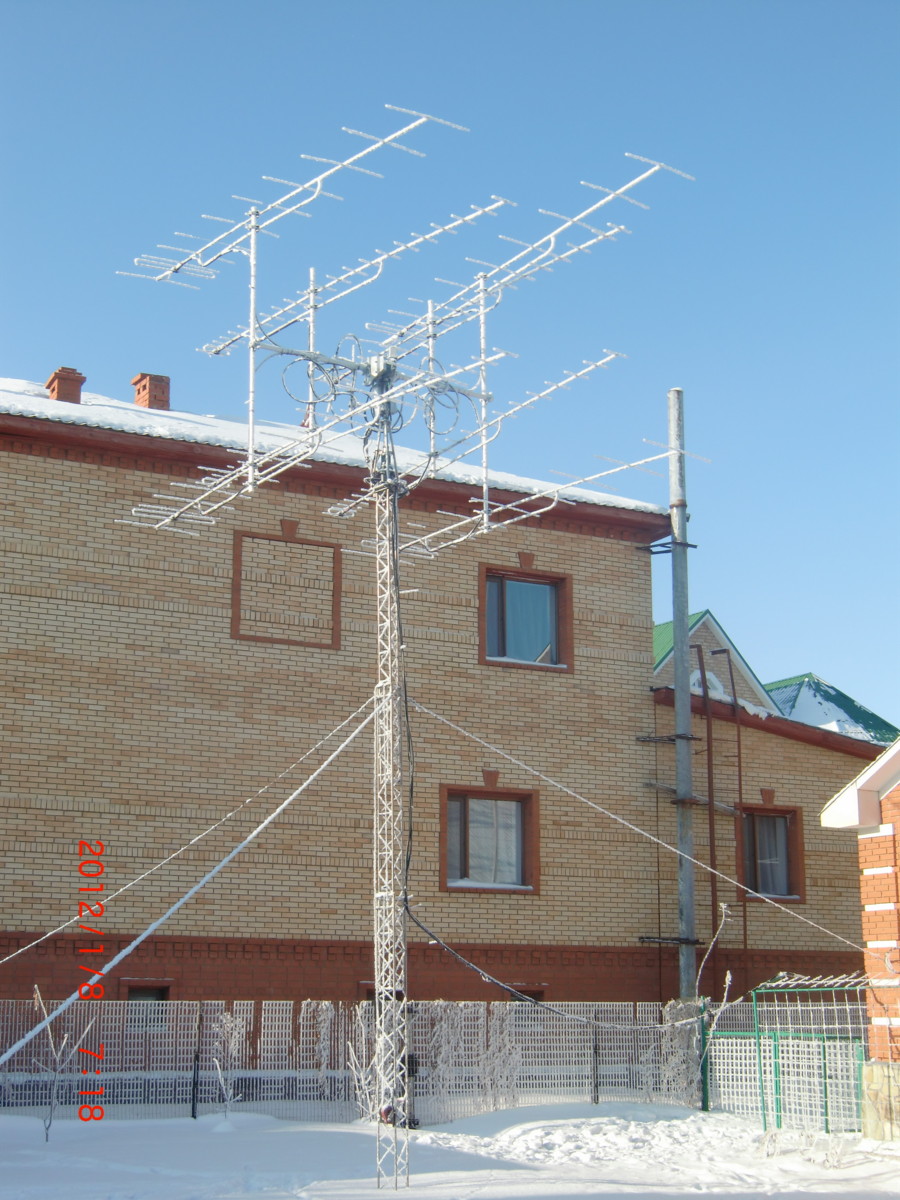 Antenna in winter